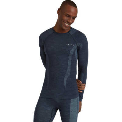 Falke Men's Longsleeve Wool-Tech Space Blue