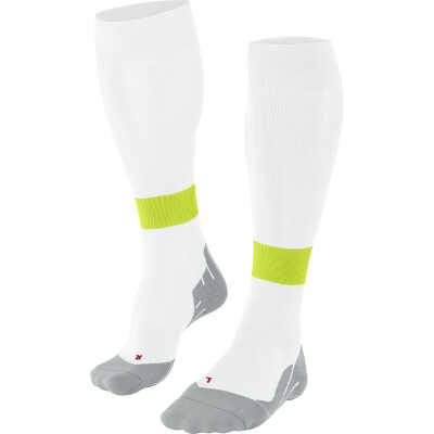 Falke Men's RU Compression Energy Running Knee-High White