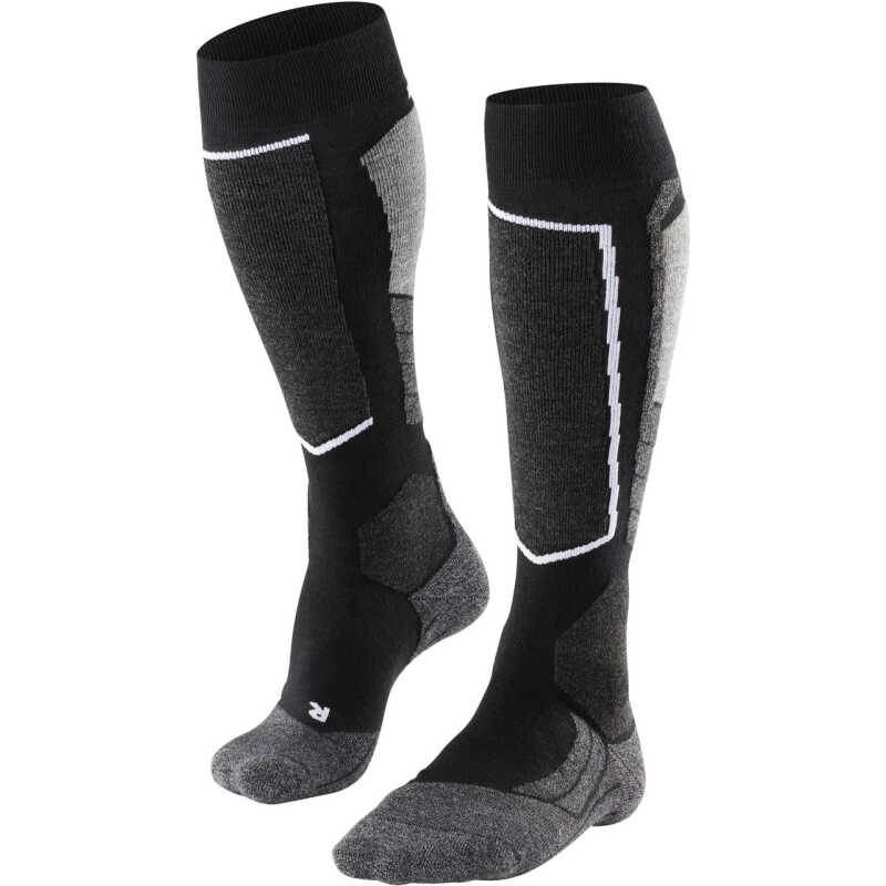 Falke Men's Sk2 Trend Intermediate Skiing Knee-High Socks Black-mix Falke Men's Sk2 Trend Intermediate Skiing Knee-High Socks Black-mix