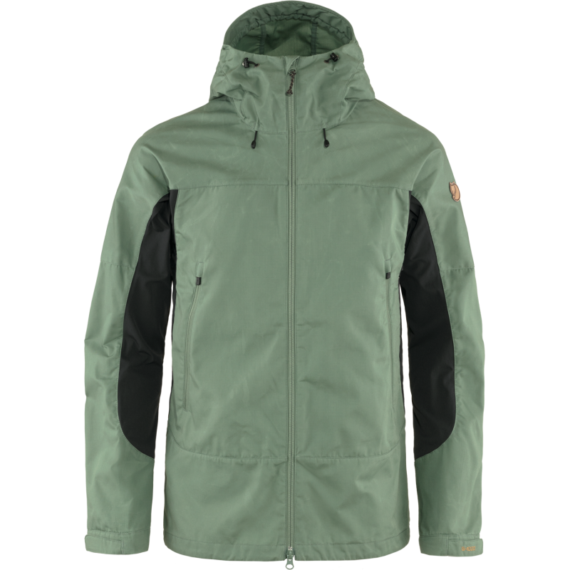 Fjällräven Men's Abisko Lite Trekking Jacket Patina Green/Dark Grey Fjällräven Men's Abisko Lite Trekking Jacket Patina Green/Dark Grey