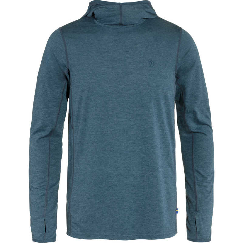 Fjällräven Men's Abisko Sun-Hoodie Indigo Blue Fjällräven Men's Abisko Sun-Hoodie Indigo Blue