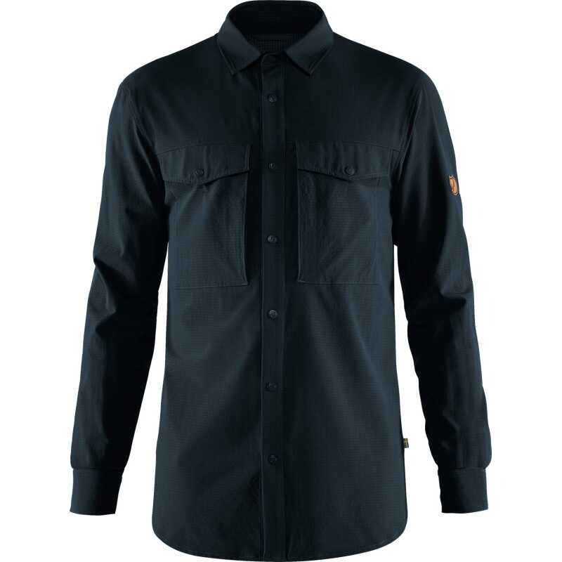 Fjällräven Men's Abisko Trekking Shirt Dark Navy
