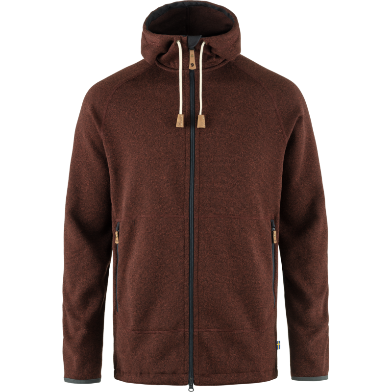 Fjällräven Men's Övik Fleece Hoodie Autumn Leaf Fjällräven Men's Övik Fleece Hoodie Autumn Leaf
