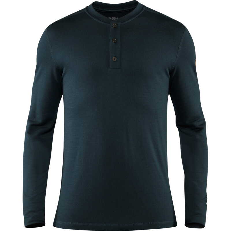 Fjällräven Men's Singi Merino Henley Dark Navy Fjällräven Men's Singi Merino Henley Dark Navy