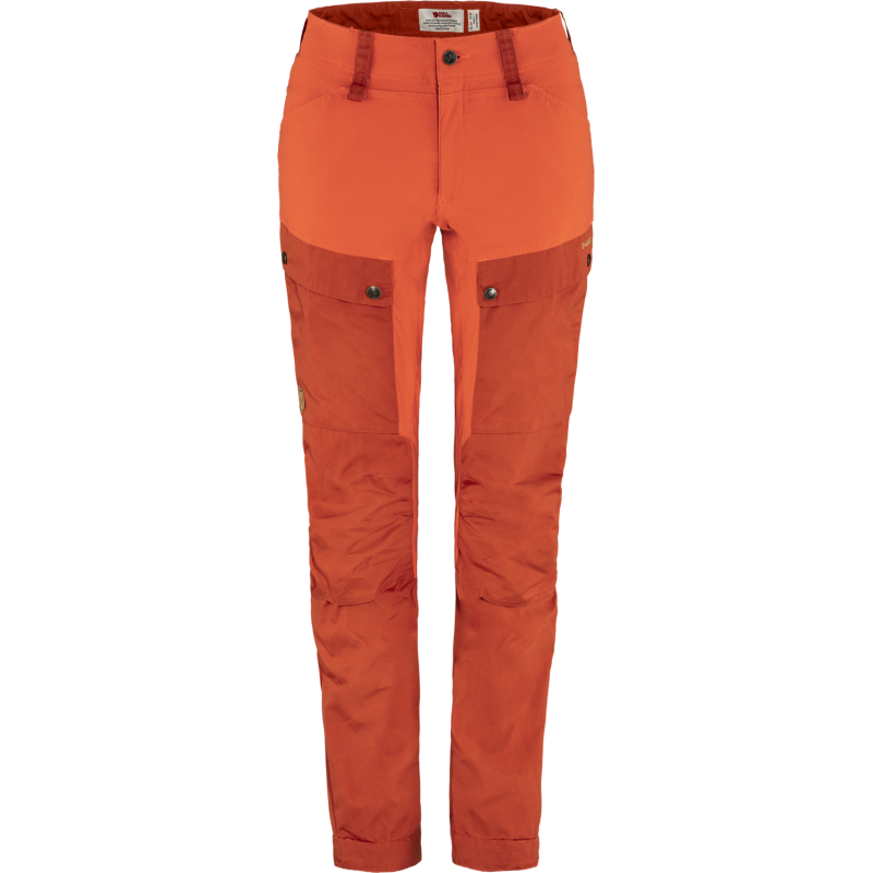 Fjällräven Women's Keb Trousers Curved Cabin Red/Rowan Red