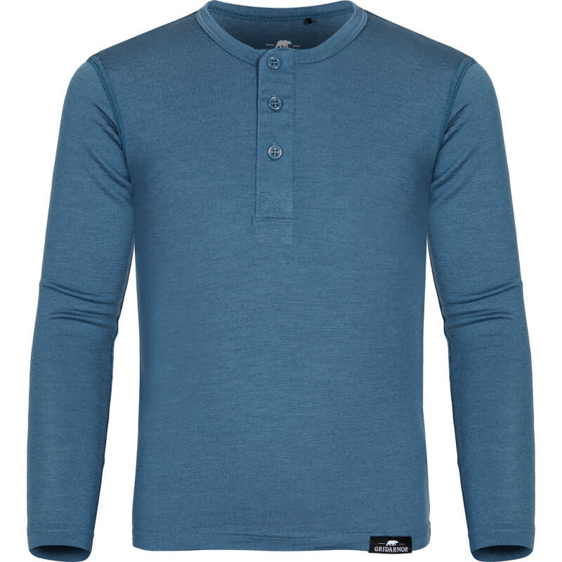 Gridarmor Juniors' Ulvik Wool Top Indian Teal