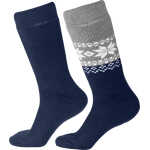 Gridarmor Unisex Alpacka Wool Heritage Socks 2-pack Navy Blazer