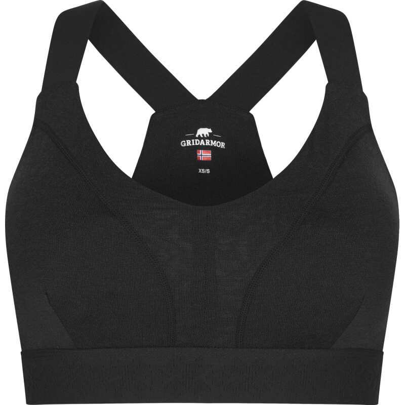 Gridarmor Women's Finse Merino Top 2.0 Black Beauty Gridarmor Women's Finse Merino Top 2.0 Black Beauty