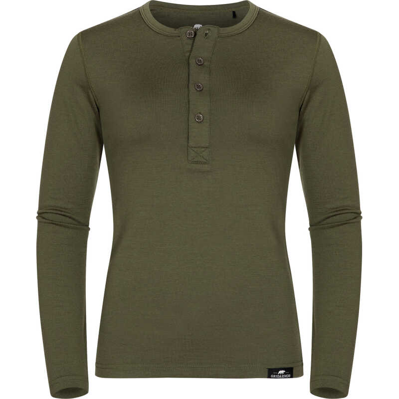 Gridarmor Women's Ulvik Wool Top Winter Moss