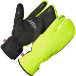 Gripgrab Nordic 2 Windproof Deep Winter Lobster Gloves Yellow Hi-Vis
