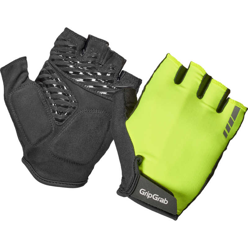 Gripgrab ProRide RC Max Padded Short Finger Summer Gloves Yellow Hi-Vis Gripgrab ProRide RC Max Padded Short Finger Summer Gloves Yellow Hi-Vis