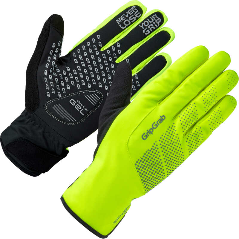 Gripgrab Ride Hi-Vis Waterproof Winter Glove Yellow Hi-vis Gripgrab Ride Hi-Vis Waterproof Winter Glove Yellow Hi-vis