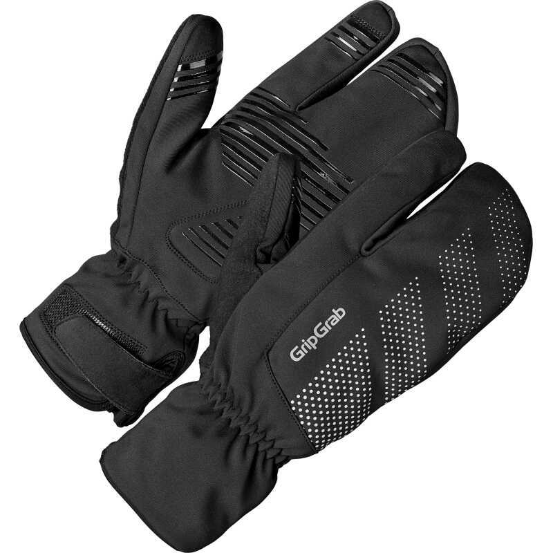 Gripgrab Ride Windproof Deep Winter Lobster Gloves Black Gripgrab Ride Windproof Deep Winter Lobster Gloves Black