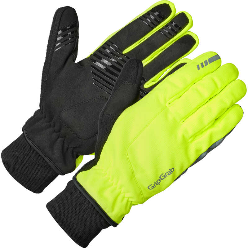 Gripgrab Windster 2 Windproof Winter Gloves Yellow Hi-Vis Gripgrab Windster 2 Windproof Winter Gloves Yellow Hi-Vis