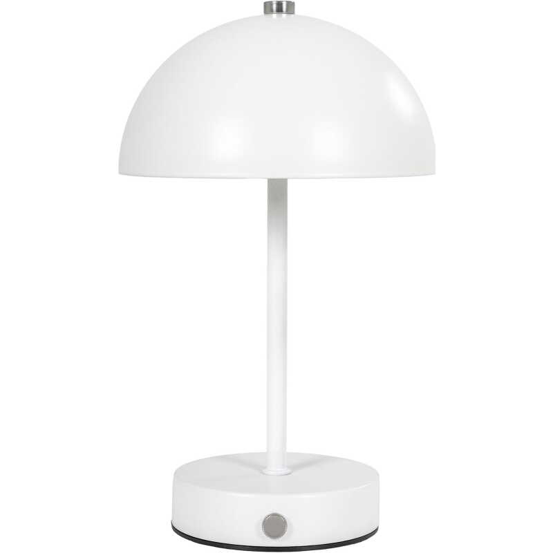 HOUSE NORDIC Holt LED Bordslampa - Bordslampa, vit/stål, uppladdningsbar HOUSE NORDIC Holt LED Bordslampa - Bordslampa, vit/stål, uppladdningsbar