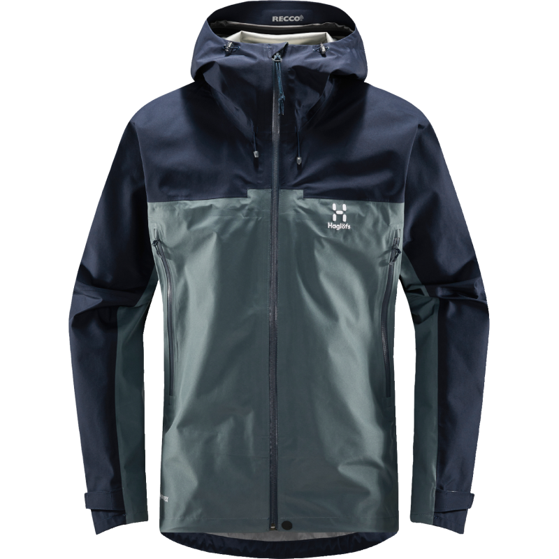 Haglöfs Men's ROC Flash GORE-TEX Jacket Steel Blue/Tarn Blue