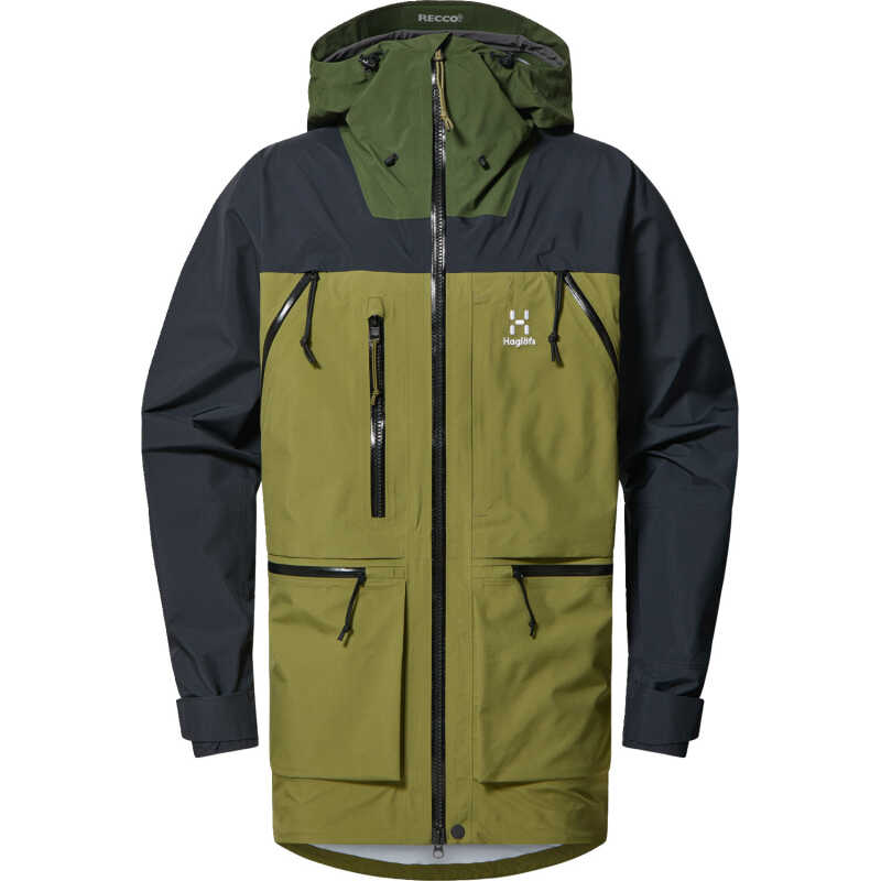 Haglöfs Men's Vassi Gore-Tex Pro Jacket Olive Green/True Black Haglöfs Men's Vassi Gore-Tex Pro Jacket Olive Green/True Black