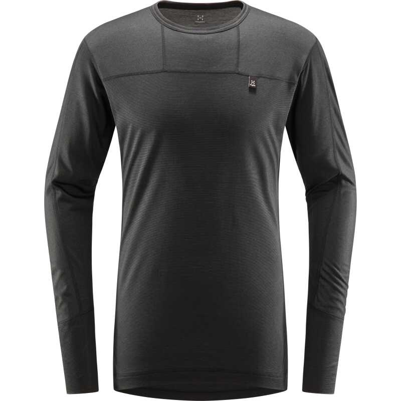 Haglöfs Natural Blend Tech Crew Neck Men True Black Haglöfs Natural Blend Tech Crew Neck Men True Black