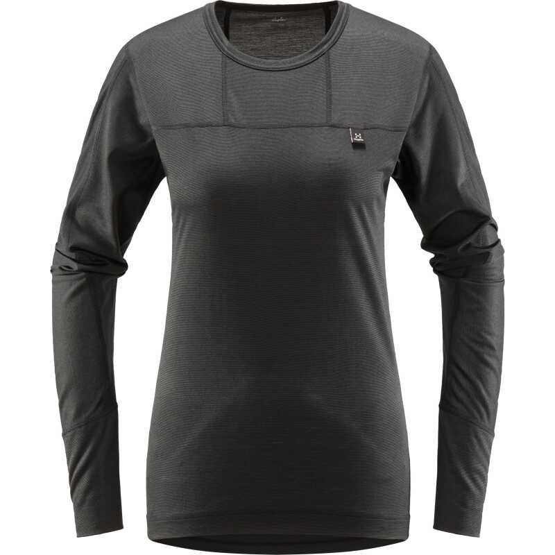 Haglöfs Natural Blend Tech Crew Neck Women True Black Haglöfs Natural Blend Tech Crew Neck Women True Black