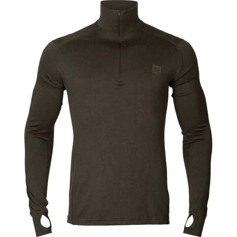 Härkila Men's Härkila Base All Season Half Zip Neck Shadow Brown Härkila Men's Härkila Base All Season Half Zip Neck Shadow Brown