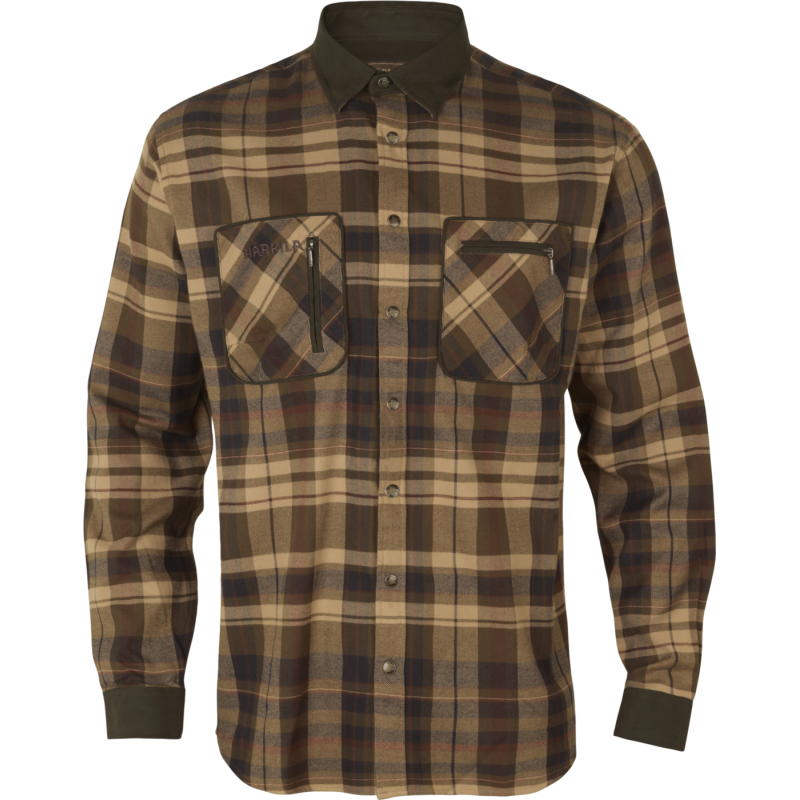 Härkila Men's Pajala Shirt Beige/Brown