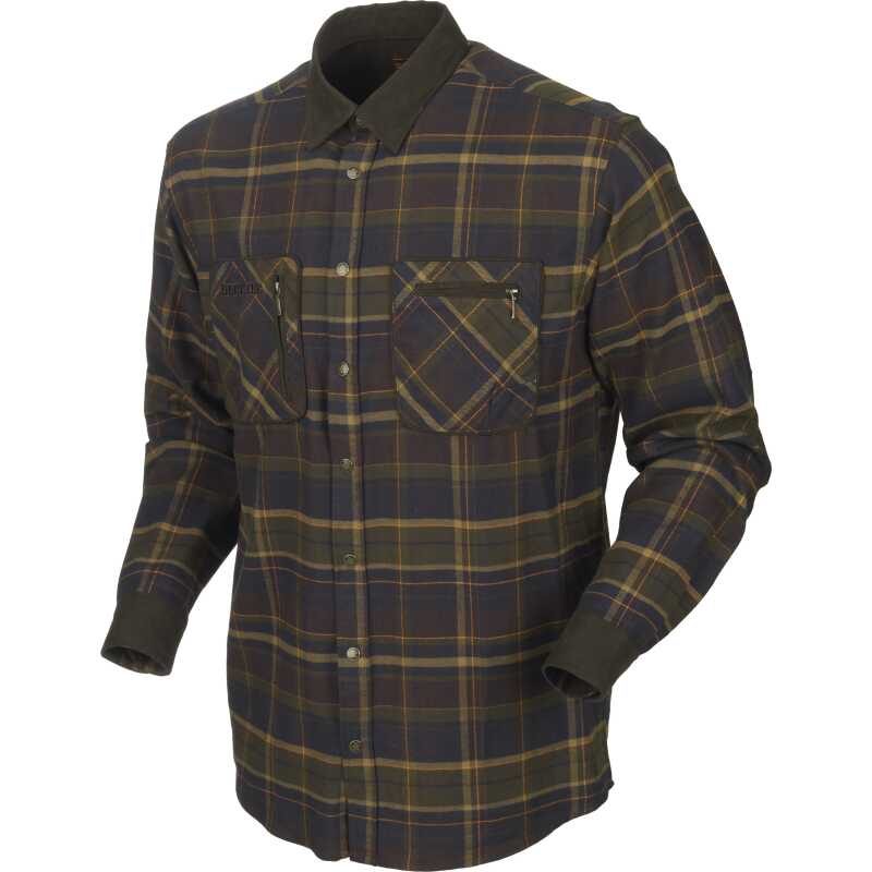 Härkila Men's Pajala Shirt Mellow Brown Check Härkila Men's Pajala Shirt Mellow Brown Check