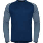 Hellner Men's Nieras Merino Top 2.0 Dress Blue/Flint Stone