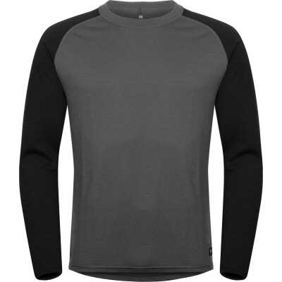 Hellner Men's Nieras Merino Top 2.0 Phantom/Black Beauty