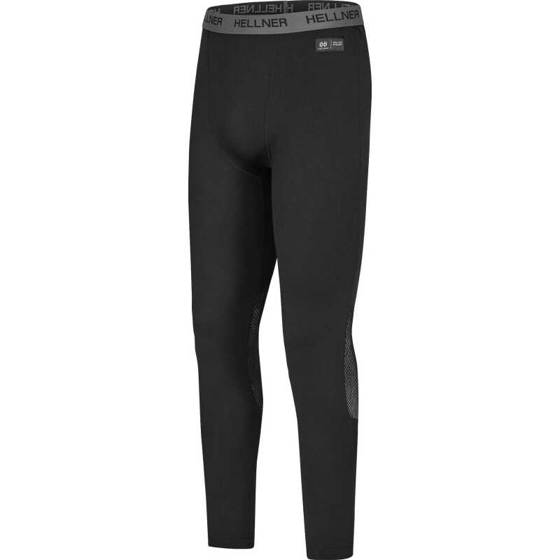 Hellner Men's Wool Tech Base Layer Pant Black Beauty