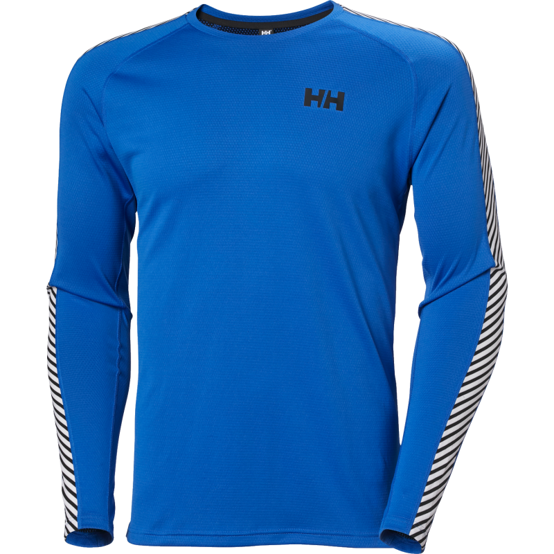 Helly Hansen Men's Lifa Active Stripe Crew Cobalt 2.0 Helly Hansen Men's Lifa Active Stripe Crew Cobalt 2.0