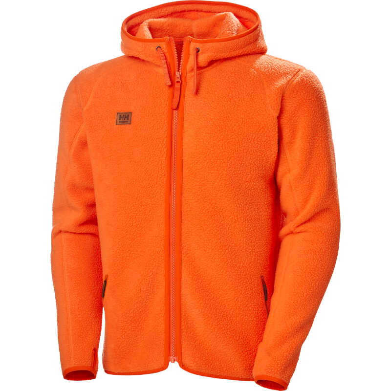 Helly Hansen Workwear Men's Heritage Pile Hoodie Dark Orange
