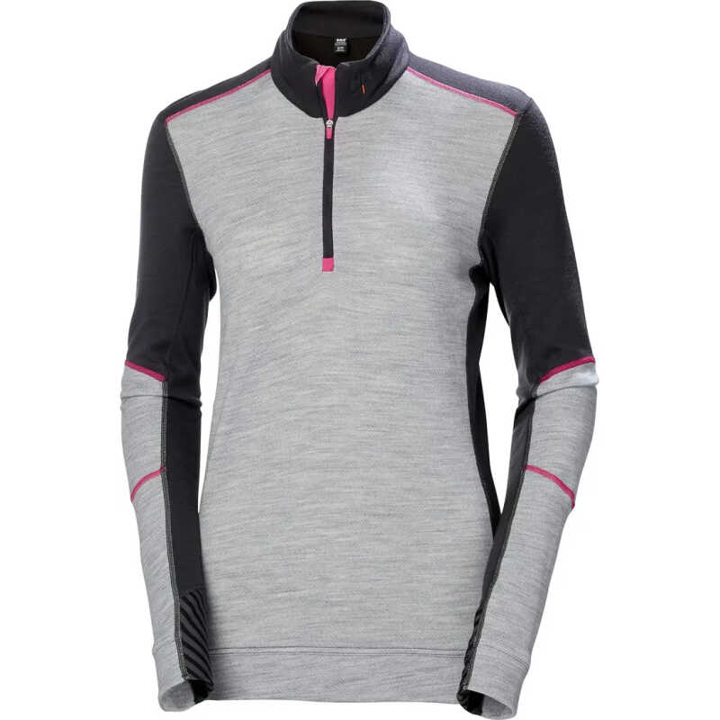 Helly Hansen Workwear Women's Halfzip Shirt Lifa Merino Ebony Helly Hansen Workwear Women's Halfzip Shirt Lifa Merino Ebony