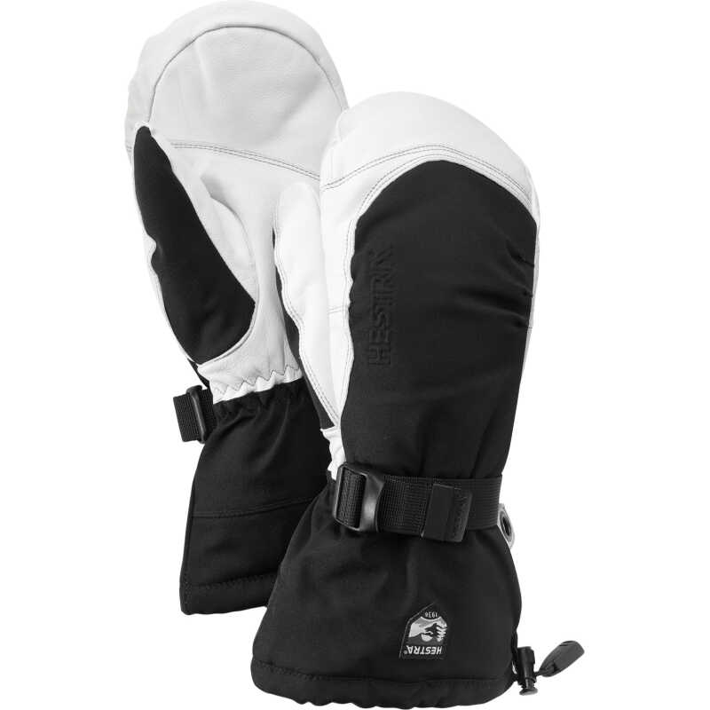 Hestra Army Leather Extreme Mitt Black/White Hestra Army Leather Extreme Mitt Black/White