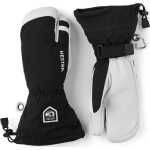 Hestra Army Leather Heli Ski 3-Finger Black