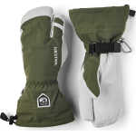 Hestra Army Leather Heli Ski 3-Finger Olive