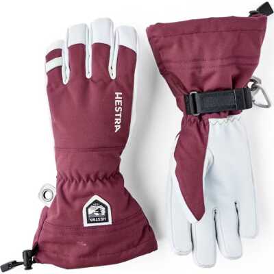 Hestra Army Leather Heli Ski Bordeaux