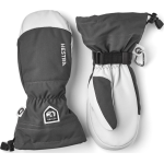 Hestra Army Leather Heli Ski Mitt Grey