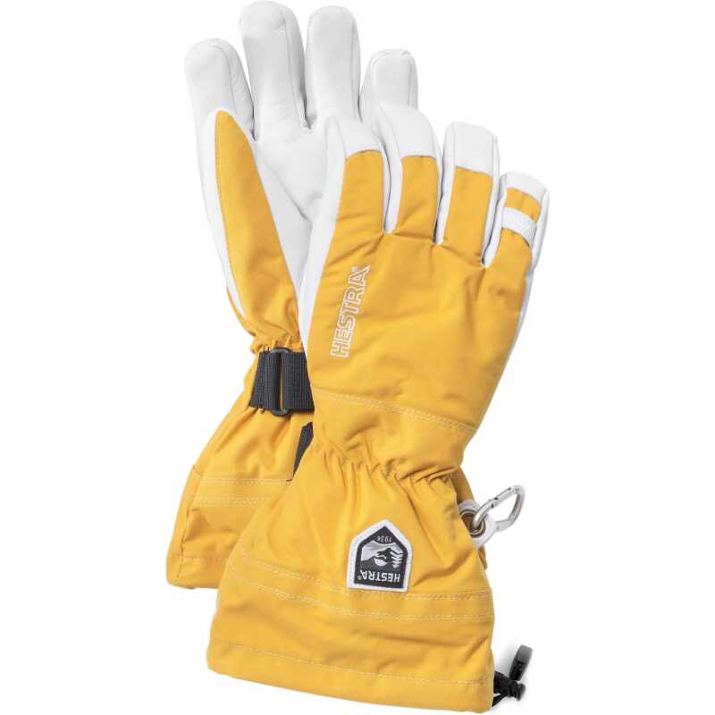 Hestra Army Leather Heli Ski Mustard Hestra Army Leather Heli Ski Mustard