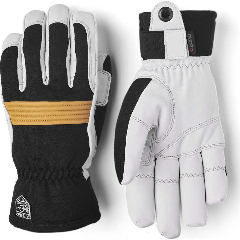 Hestra Couloir 5 Finger Black/Off White Hestra Couloir 5 Finger Black/Off White