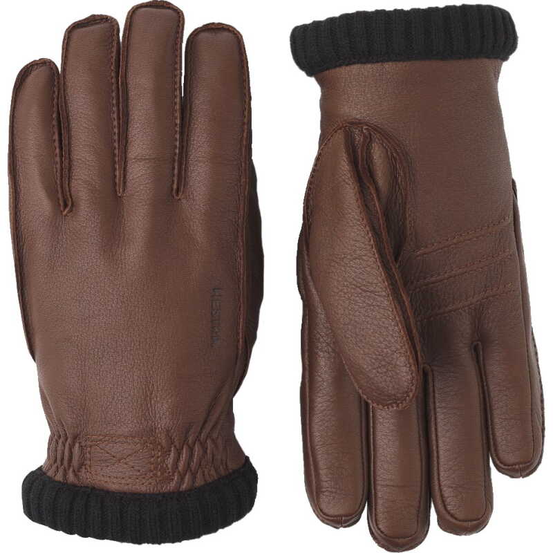 Hestra Deerskin Primaloft Rib Chocolate