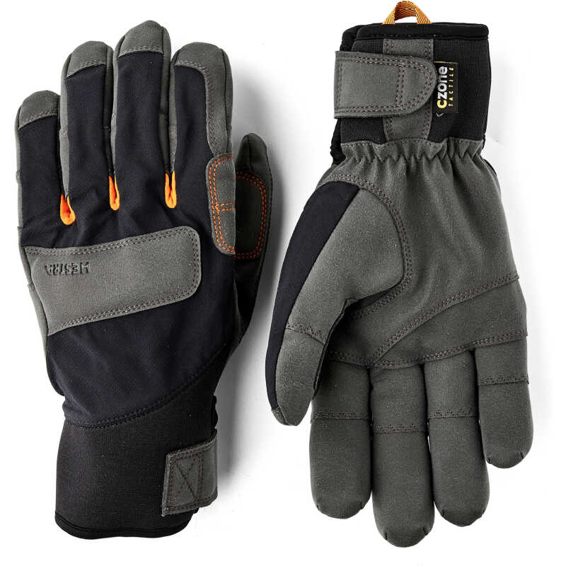 Hestra Ergo Grip Delta HDry - 5 Finger Black/Dark Grey Hestra Ergo Grip Delta HDry - 5 Finger Black/Dark Grey