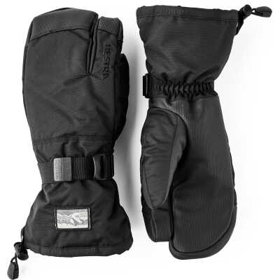 Hestra Gauntlet Sr. - 3 Finger Black/Black