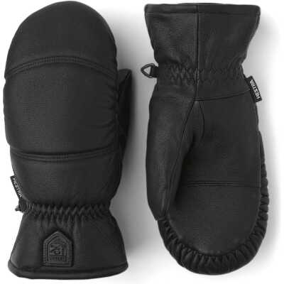 Hestra Leather Box Mitt Black