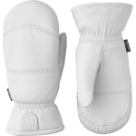 Hestra Leather Box Mitt Off White
