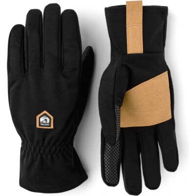 Hestra Merino Windwool Liner - 5 Finger Black