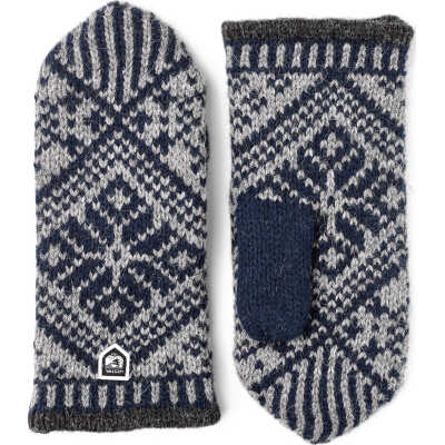 Hestra Nordic Wool Mitt Marine/Grey