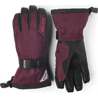 Hestra Powder Gauntlet 5-Finger Bordeaux