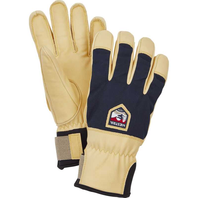 Hestra Sarek Ecocuir - 5 Finger Marine Hestra Sarek Ecocuir - 5 Finger Marine