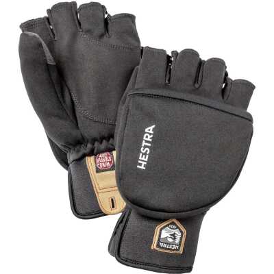 Hestra Windstopper Pullover Mitt Black