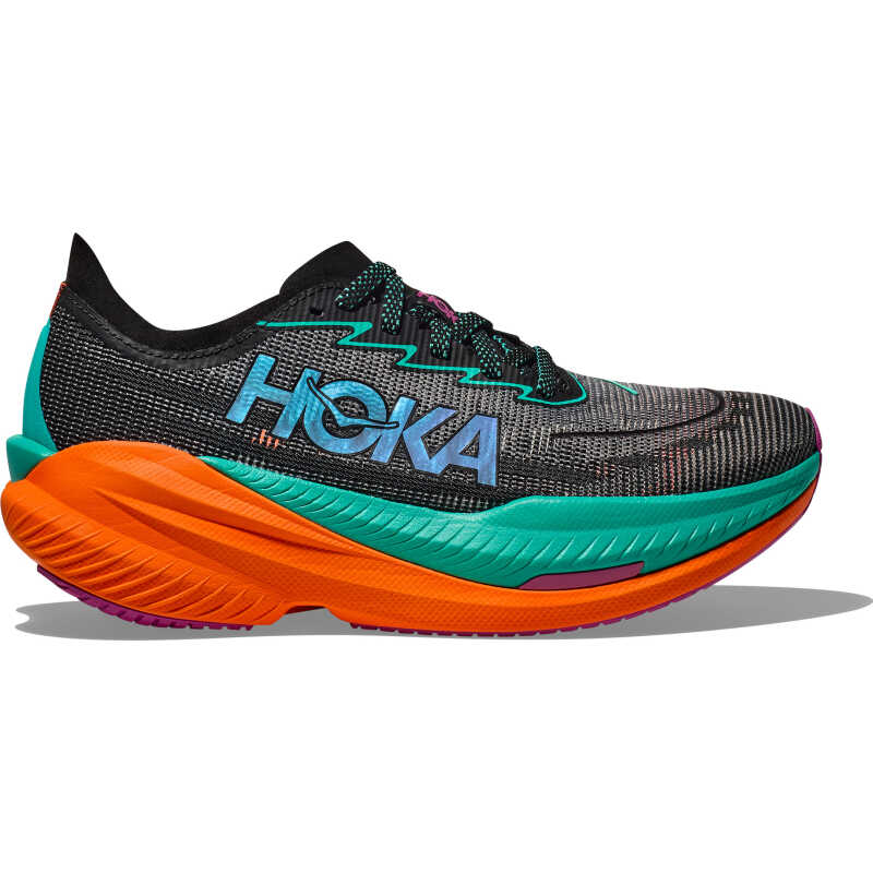 Hoka Men's Mach X 2 Wide Black/Electric Aqua Hoka Men's Mach X 2 Wide Black/Electric Aqua